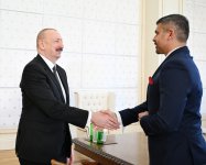 President Ilham Aliyev receives members of Azerbaijan national team, winners of minifootball World Cup (PHOTO/VIDEO)