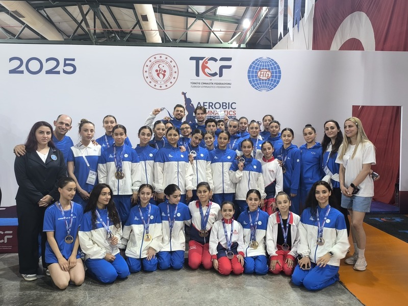 Azerbaijani gymnasts emerge victorious, adorned with medals from Istanbul, Türkiye (PHOTO)