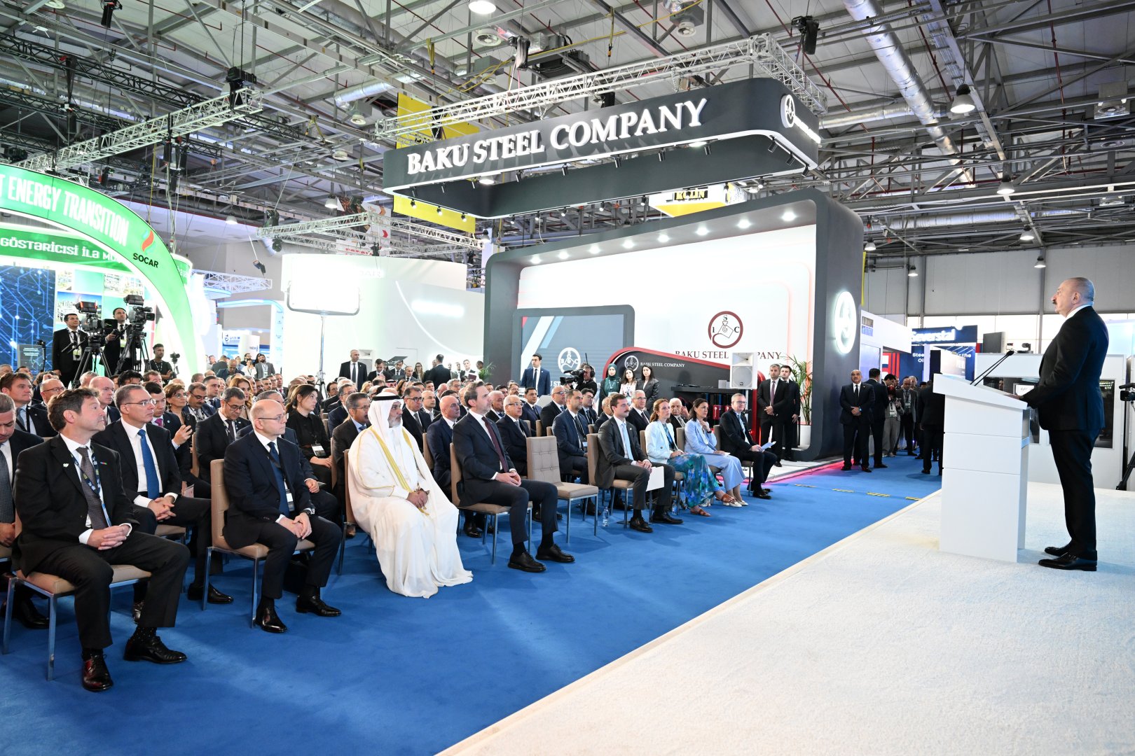 President Ilham Aliyev addresses official opening of 30th Caspian Oil and Gas Exhibition, 13th Caspian Power Exhibition, and 30th Baku Energy Forum (PHOTO/VIDEO)