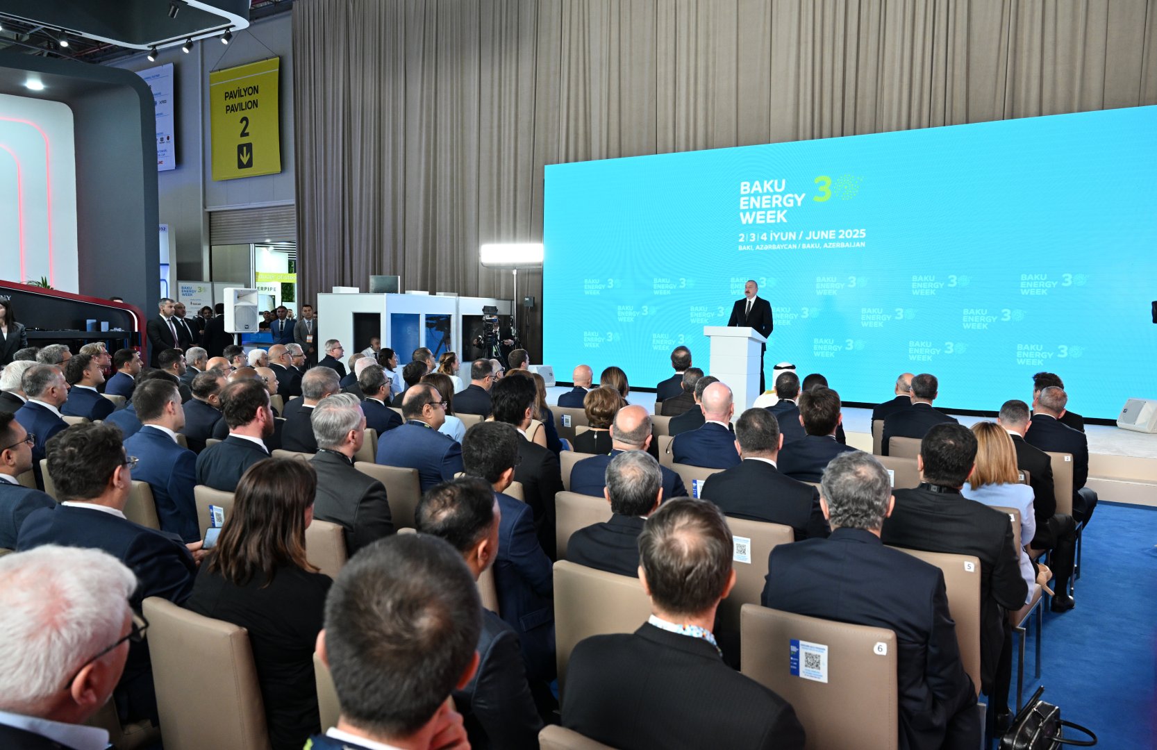 President Ilham Aliyev addresses official opening of 30th Caspian Oil and Gas Exhibition, 13th Caspian Power Exhibition, and 30th Baku Energy Forum (PHOTO/VIDEO)