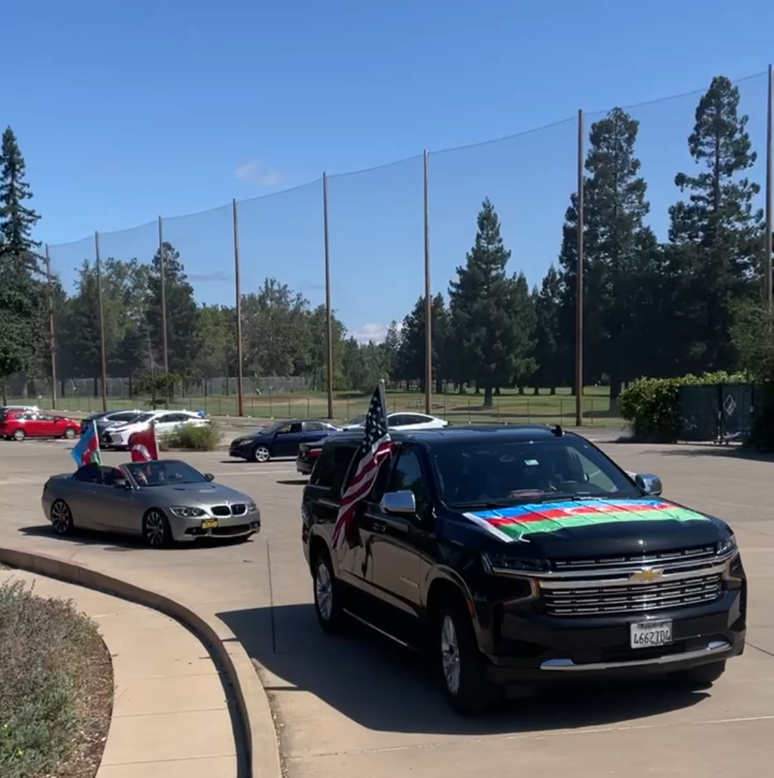 Azerbaijani diaspora holds car rally in California, US (PHOTO)