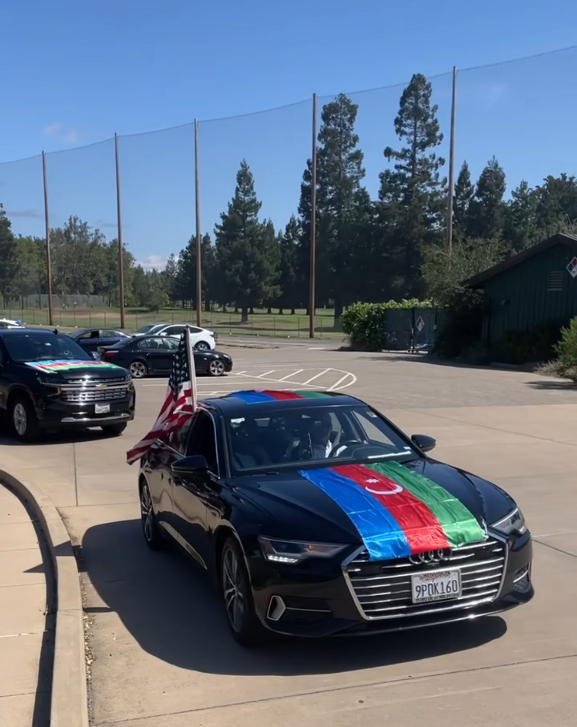 Azerbaijani diaspora holds car rally in California, US (PHOTO)