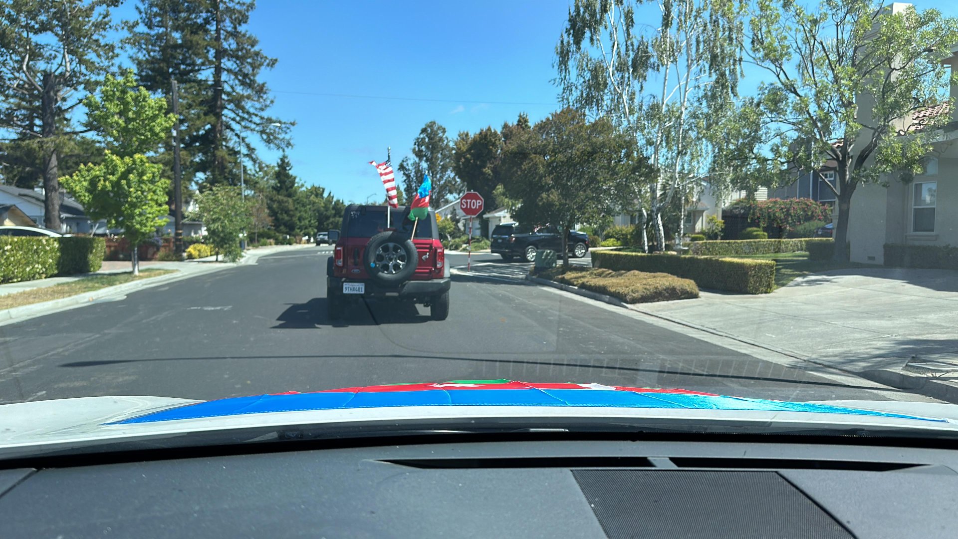 Azerbaijani diaspora holds car rally in California, US (PHOTO)