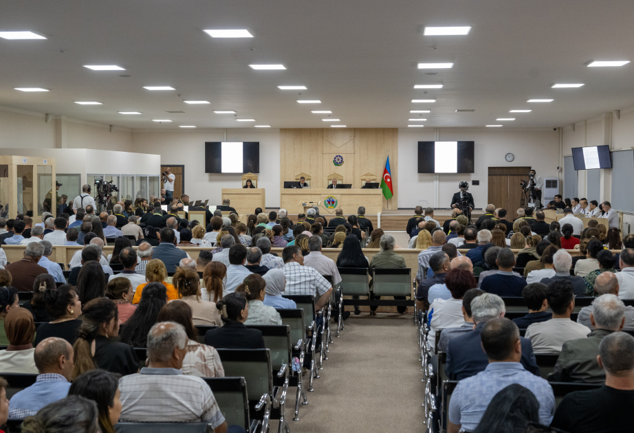 Documents detailing damage to Azerbaijani civilian infrastructure caused by Armenian armed forces during Patriotic War examined in court (PHOTO)