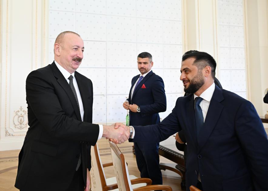 President Ilham Aliyev receives members of Azerbaijan national team, winners of minifootball World Cup (PHOTO/VIDEO)