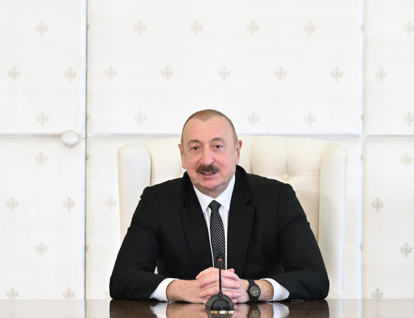 President Ilham Aliyev receives members of Azerbaijan national team, winners of minifootball World Cup (PHOTO/VIDEO)