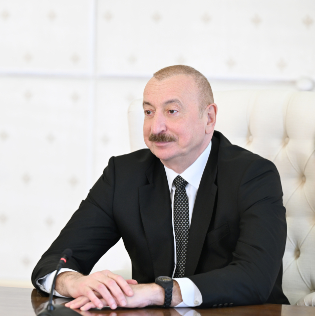 President Ilham Aliyev receives members of Azerbaijan national team, winners of minifootball World Cup (PHOTO/VIDEO)