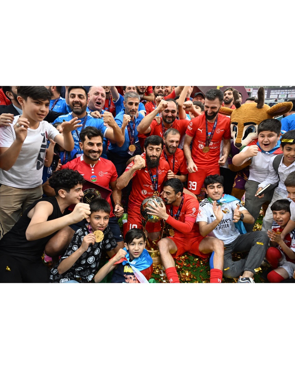 First VP Mehriban Aliyeva shares post on occasion of victory of Azerbaijani national minifootball team (PHOTO)