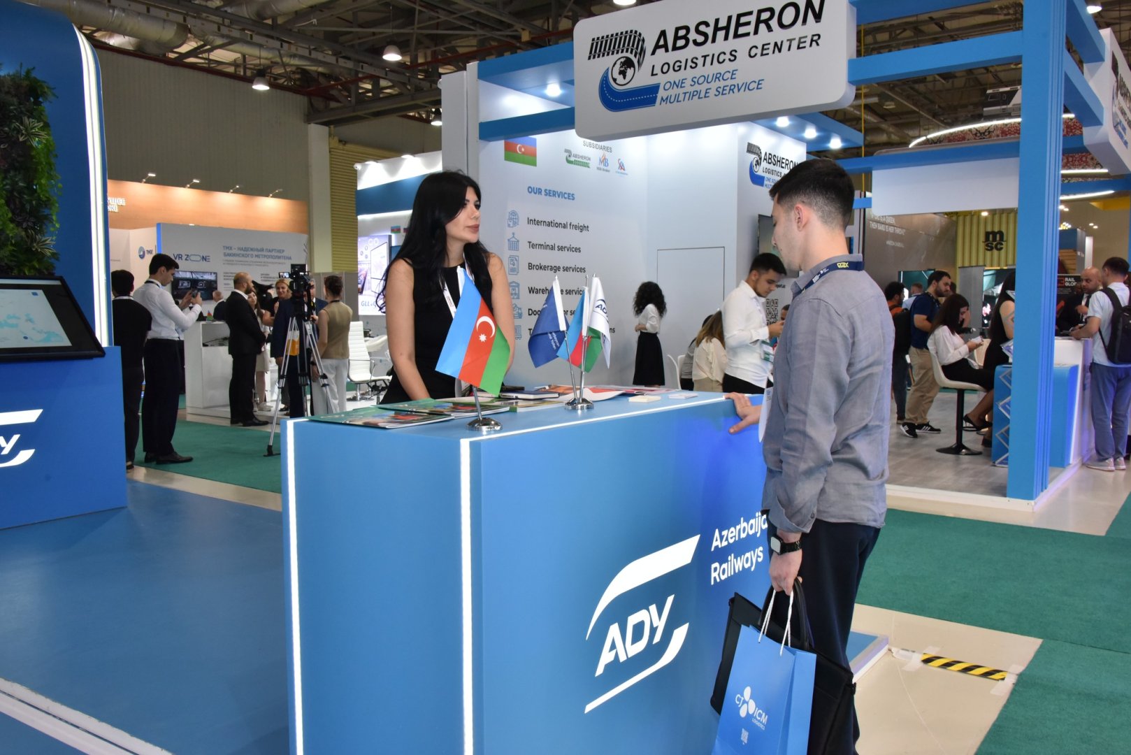 Azerbaijan showcases regional infrastructure projects at Caspian Transport Exhibition (PHOTO)
