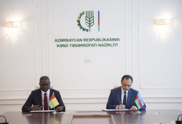 Azerbaijan, Guinea-Bissau forge new agricultural alliance with strategic MoU (PHOTO)