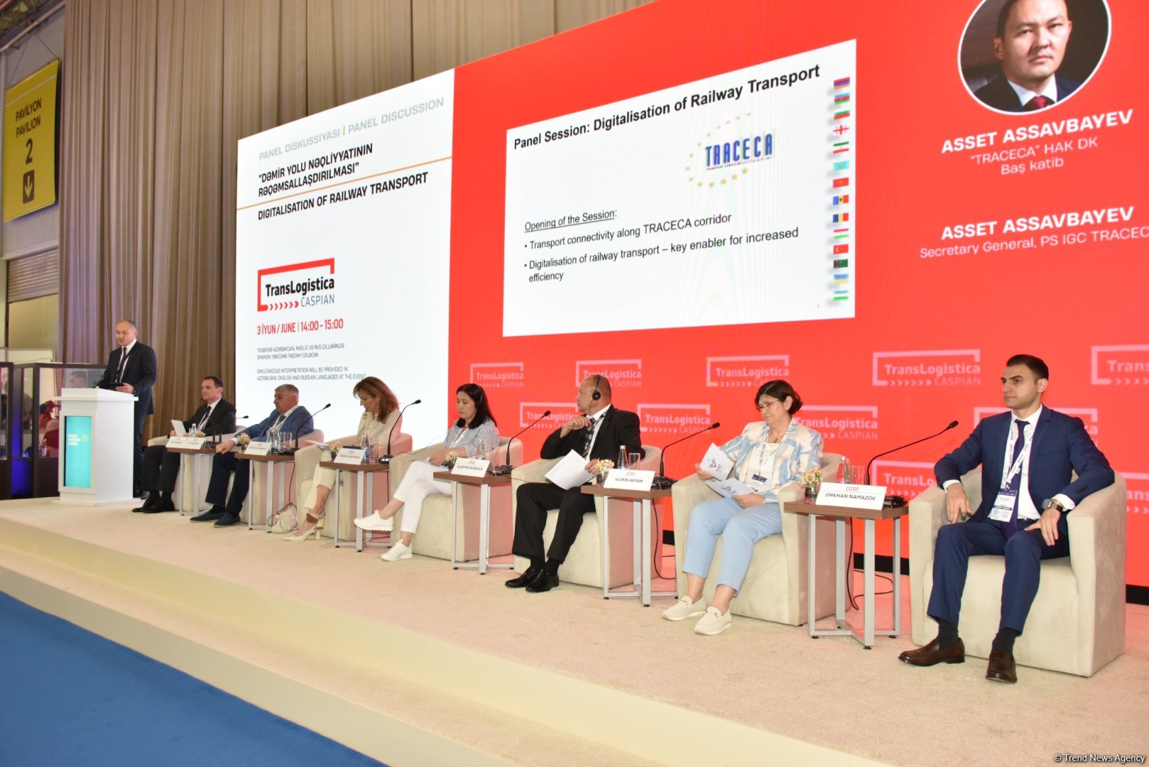 TransLogistica Caspian exhibition hosts panel on digitalization of rail transport (PHOTO)