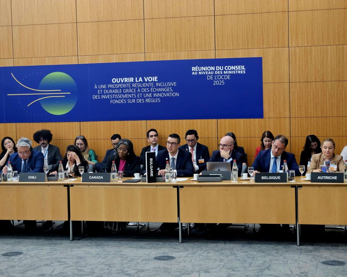 Bulgaria reaffirms commitment to rules-based trade at OECD ministerial meeting