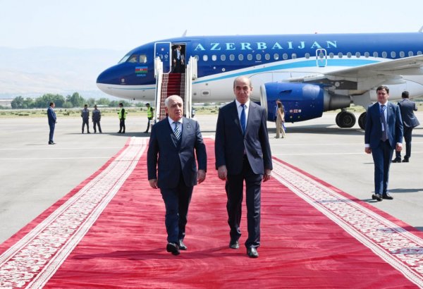 Azerbaijani PM pays working visit to Tajikistan's Dushanbe