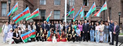 Ontario Legislative Assembly raises Azerbaijani flag in honor of independence day (PHOTO)