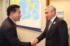 Assistant to President of Azerbaijan Anar Alakbarov meets with Advisor to Japan PM (PHOTO)