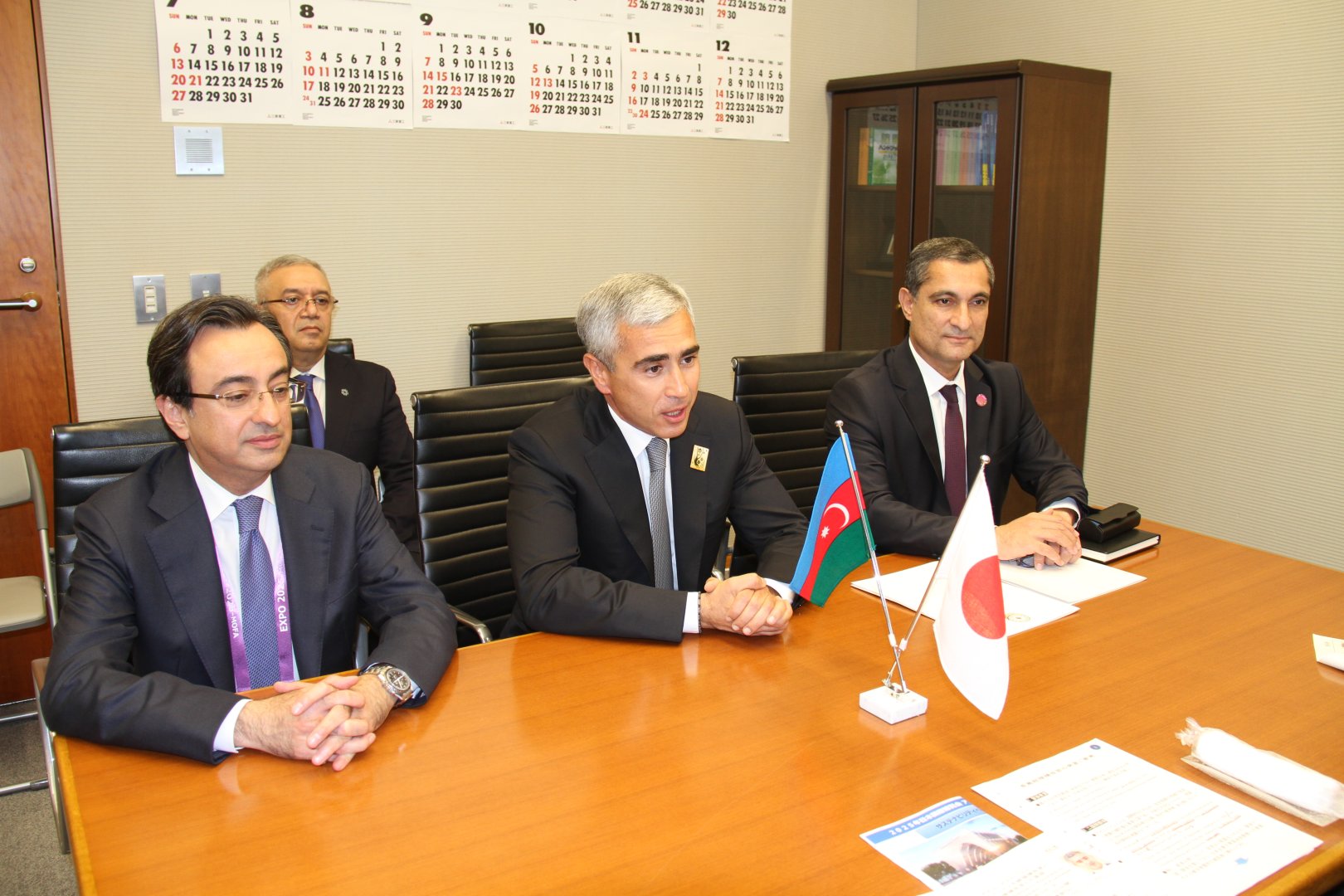 Assistant to President of Azerbaijan Anar Alakbarov meets with Advisor to Japan PM (PHOTO)