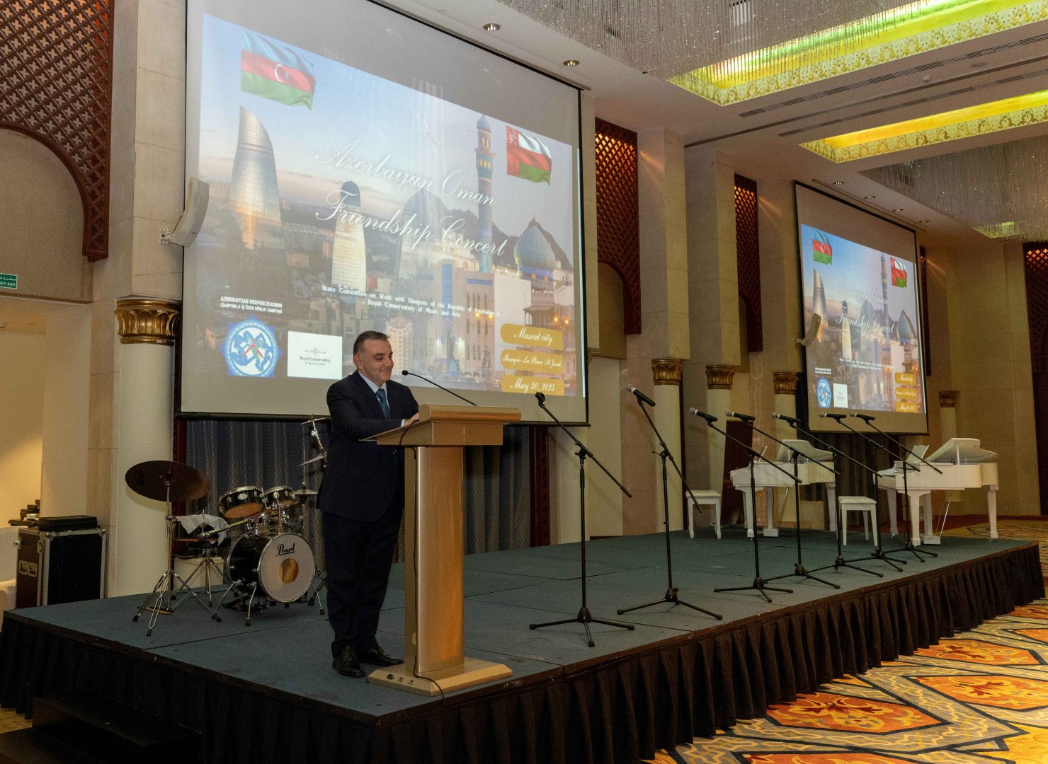 Muscat’s stage lights up with Azerbaijan-Oman friendship concert (PHOTO)