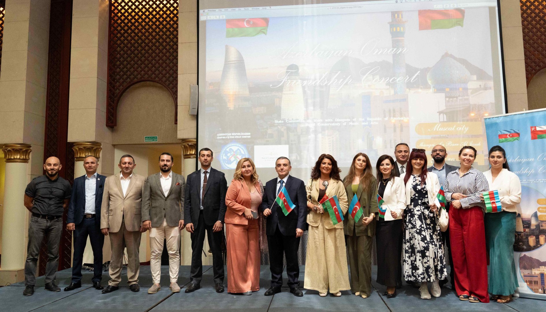 Muscat’s stage lights up with Azerbaijan-Oman friendship concert (PHOTO)