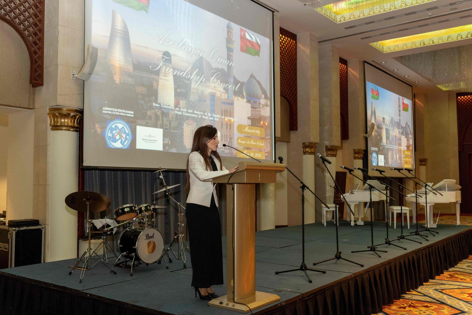 Muscat’s stage lights up with Azerbaijan-Oman friendship concert (PHOTO)