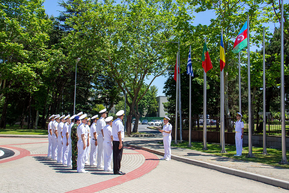 Azerbaijani flag is hoisted at NATO MARSEC COE (PHOTO)