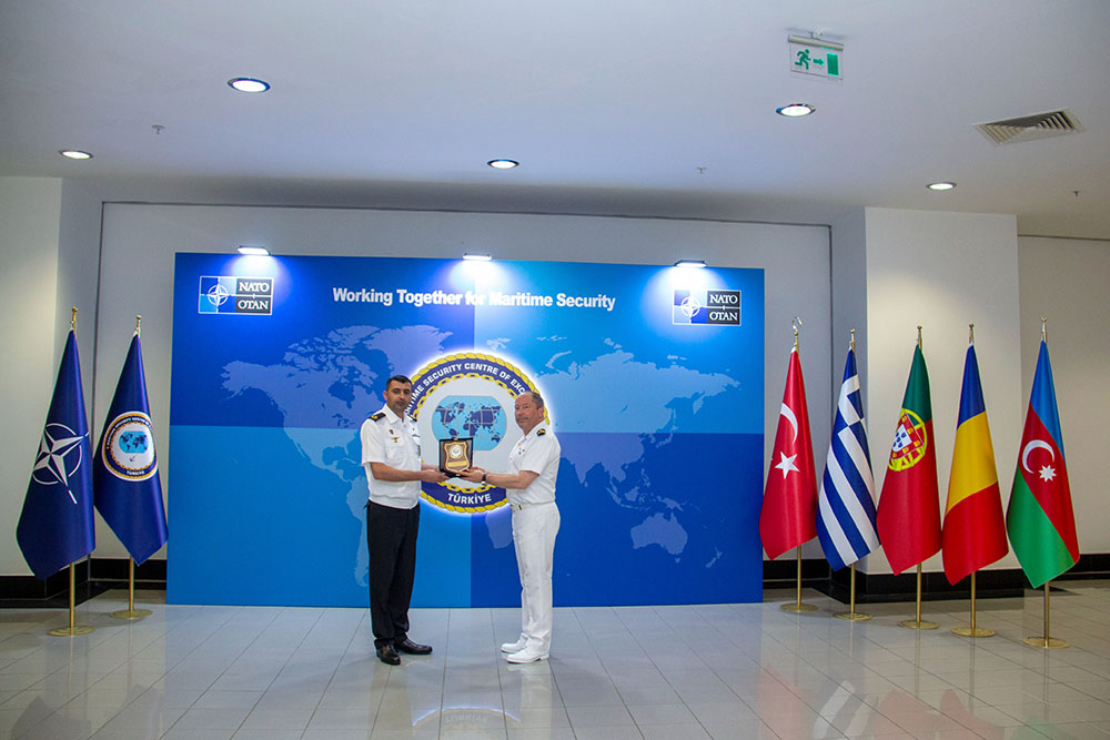 Azerbaijani flag is hoisted at NATO MARSEC COE (PHOTO)