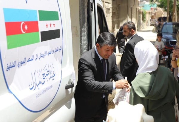 Azerbaijan holds charity event in Syria on occasion of Eid al-Adha (PHOTO)