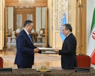 Kazakh, Iranian FM's sign memorandum of cooperation (PHOTO)