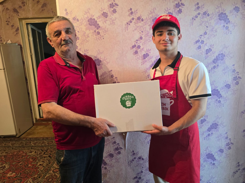 Sacrificial meat distributed to families under Heydar Aliyev Foundation VP Leyla Aliyeva’s initiative (PHOTO)