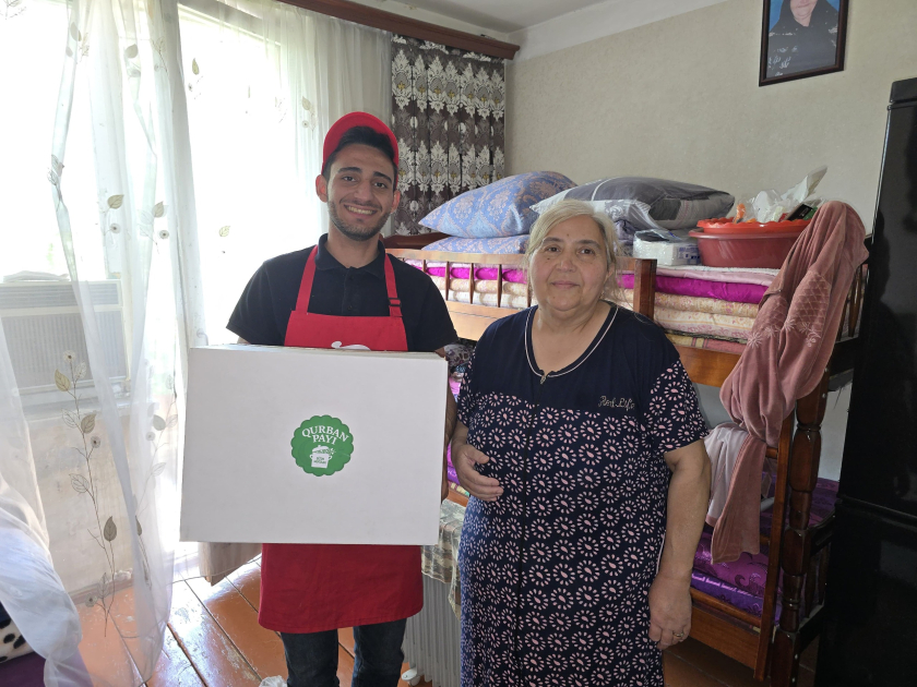 Sacrificial meat distributed to families under Heydar Aliyev Foundation VP Leyla Aliyeva’s initiative (PHOTO)