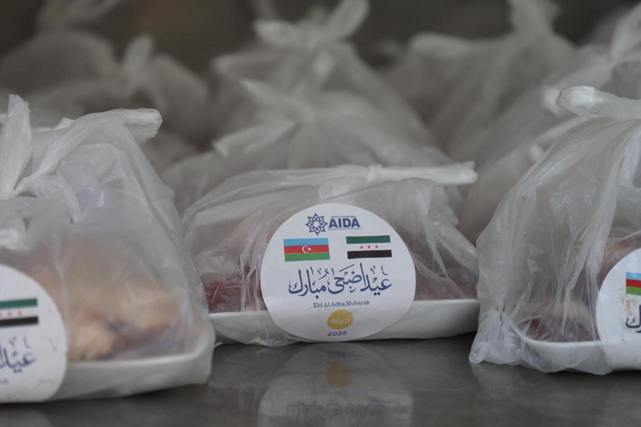 Azerbaijan holds charity event in Syria on occasion of Eid al-Adha (PHOTO)
