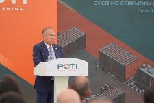 Georgia's Poti hosts official opening of container terminal of multimodal complex (PHOTO)