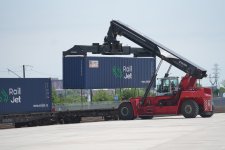 Georgia's Poti hosts official opening of container terminal of multimodal complex (PHOTO)