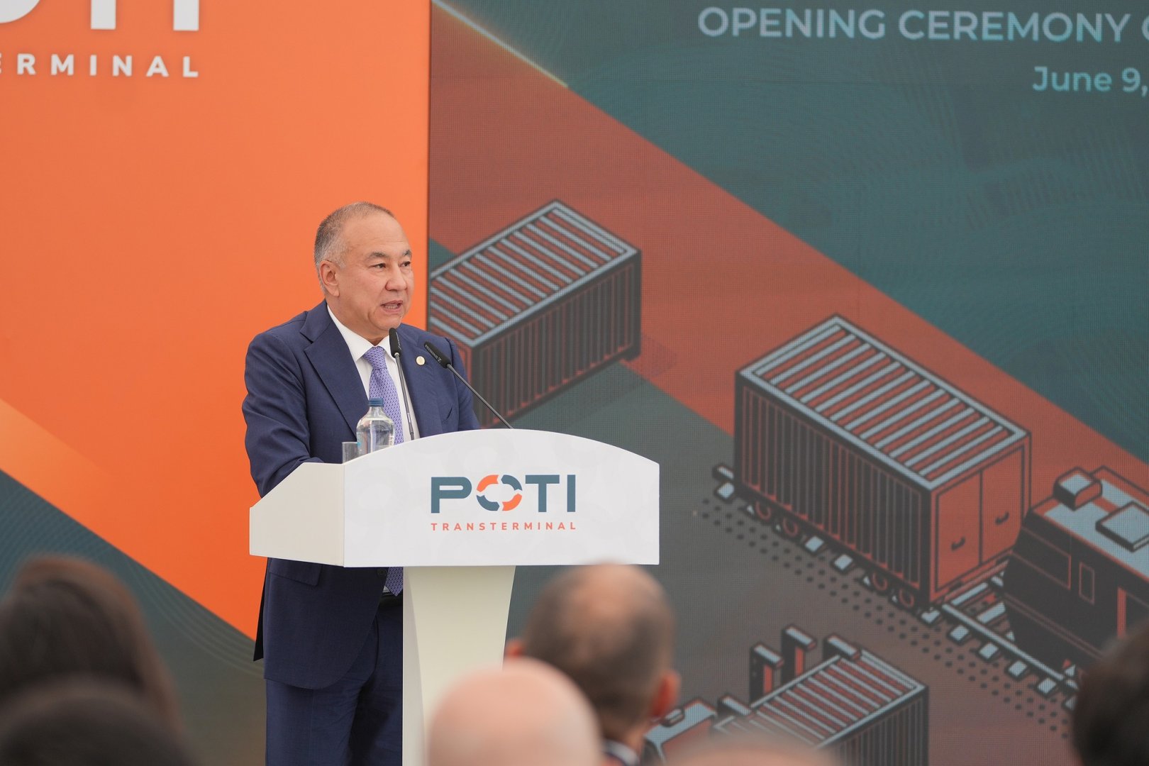 Georgia's Poti hosts official opening of container terminal of multimodal complex (PHOTO)