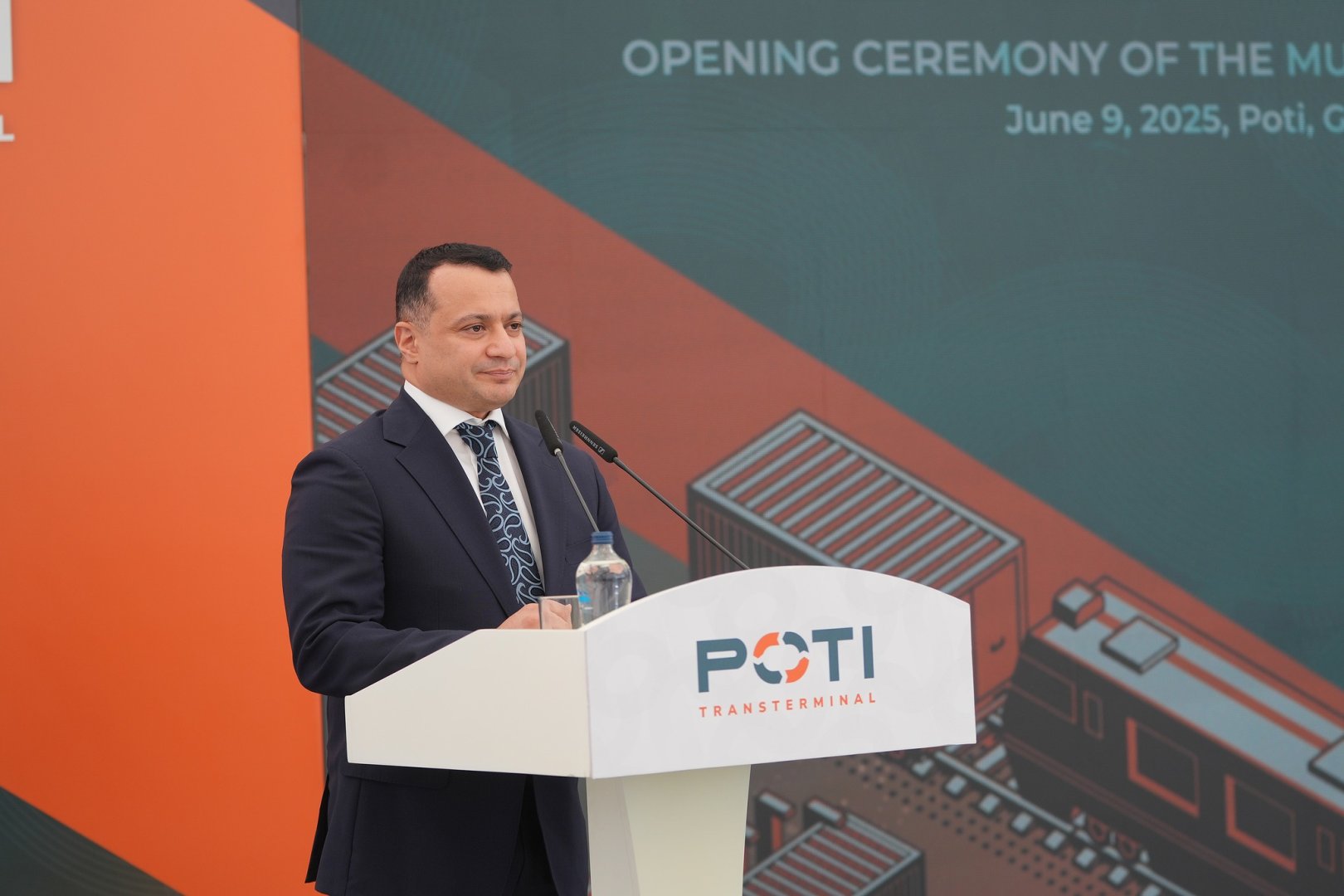 Georgia's Poti hosts official opening of container terminal of multimodal complex (PHOTO)