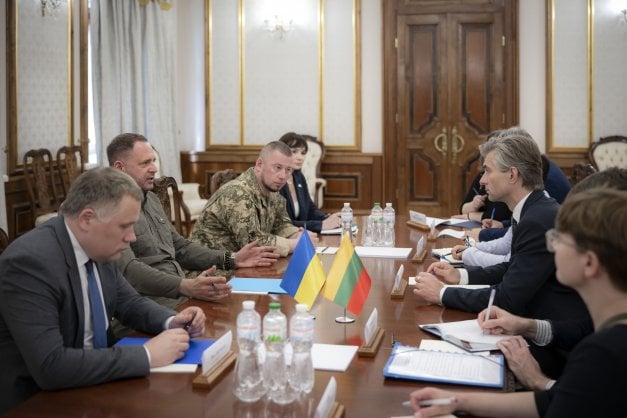Lithuanian FM making rounds in Ukraine for high-level defense talks