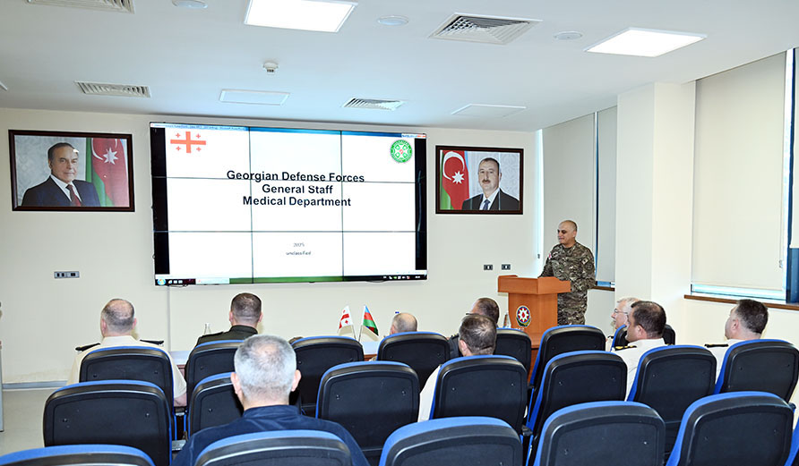 Azerbaijan, Georgia explore joint initiatives in military medical field (PHOTO)