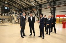 President Ilham Aliyev attends opening of snack production plant in Baku  (PHOTO/VIDEO)