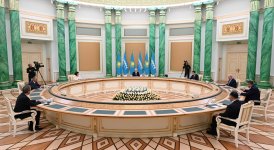 President of Kazakhstan meets with parliamentary speakers of TURKPA member states (PHOTO)