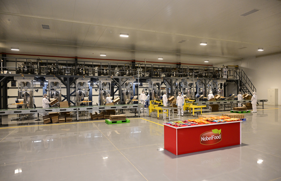 President Ilham Aliyev attends opening of snack production plant in Baku  (PHOTO)