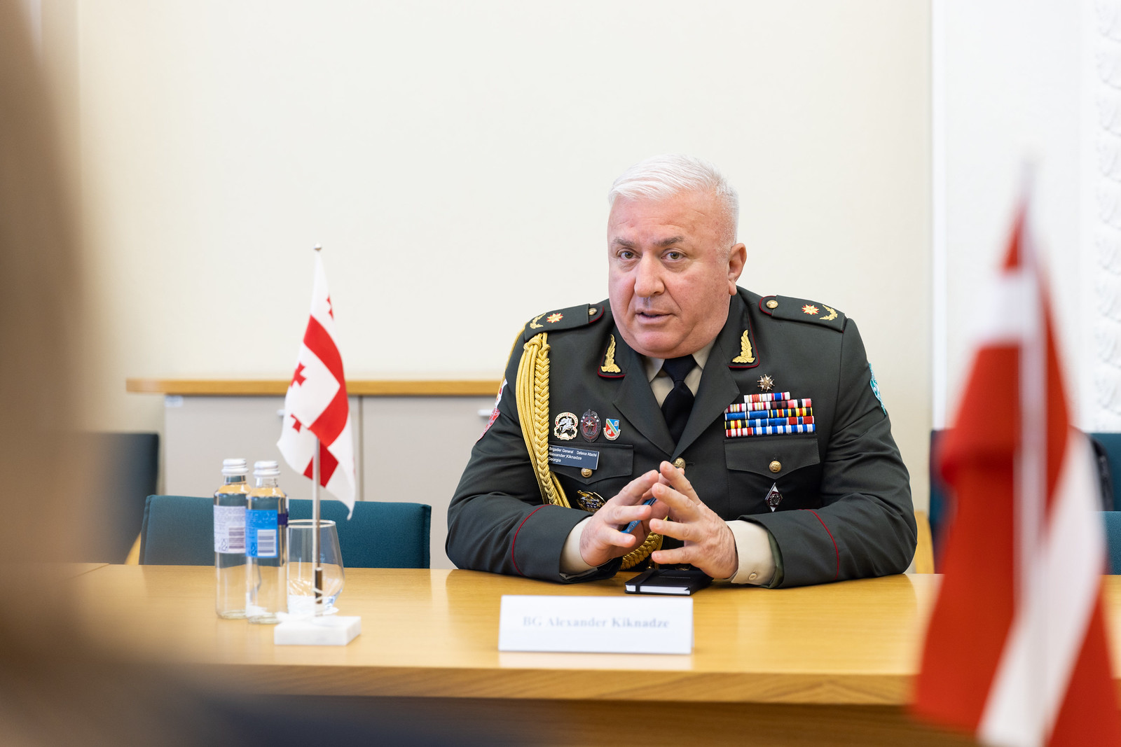 Georgia’s new defense attaché accredited in Latvia