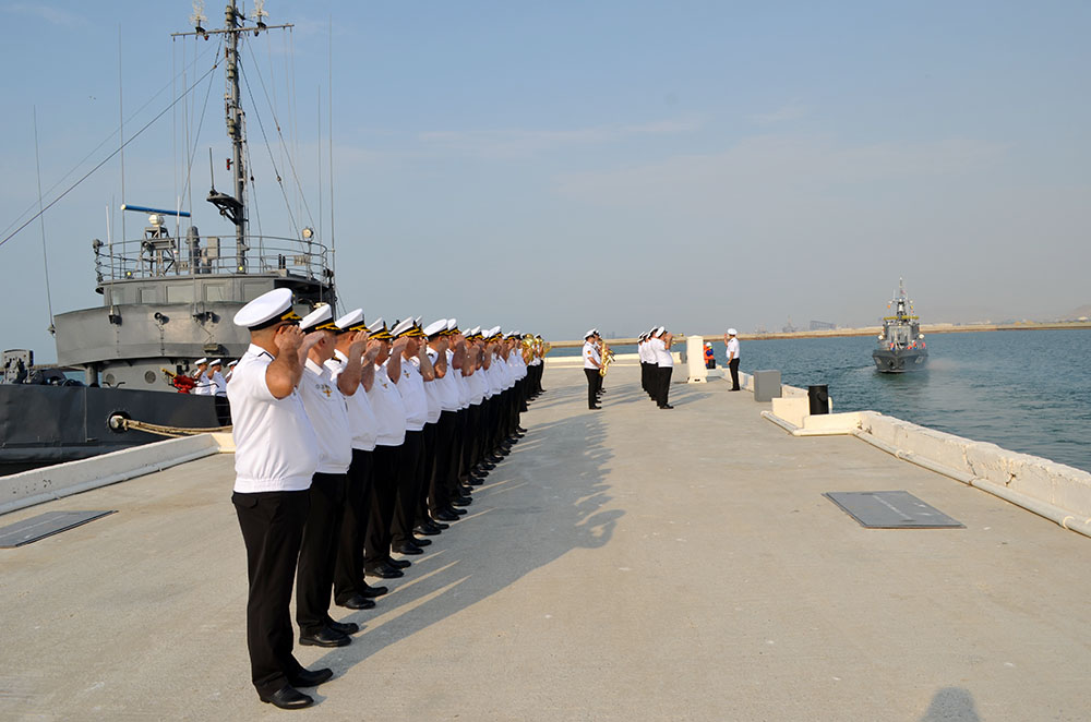 Azerbaijan Naval Forces' ships depart for "Khazri-2025" joint tactical exercise (PHOTO)