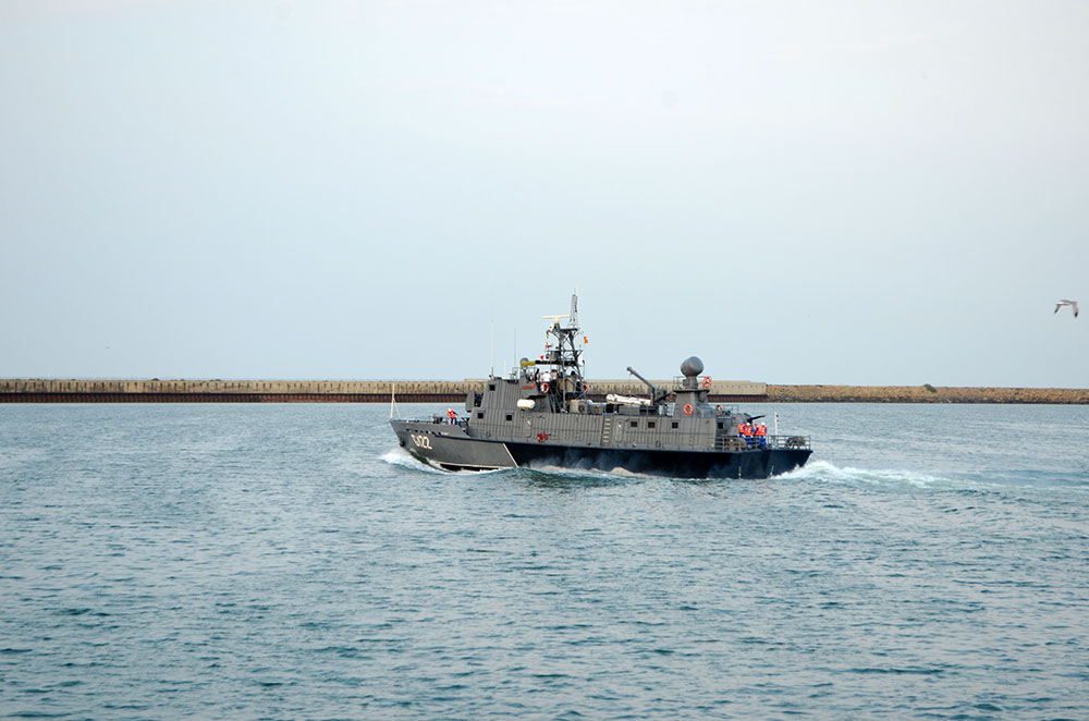 Azerbaijan Naval Forces' ships depart for "Khazri-2025" joint tactical exercise (PHOTO)