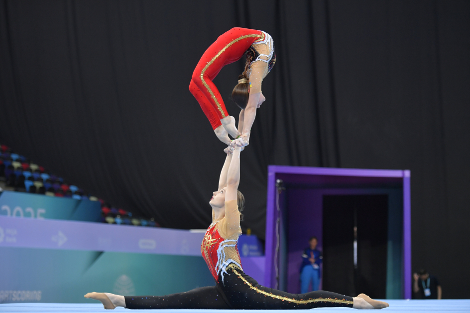 Azerbaijani athletes shine at Sports Acrobatics World Cup in Baku (PHOTO)