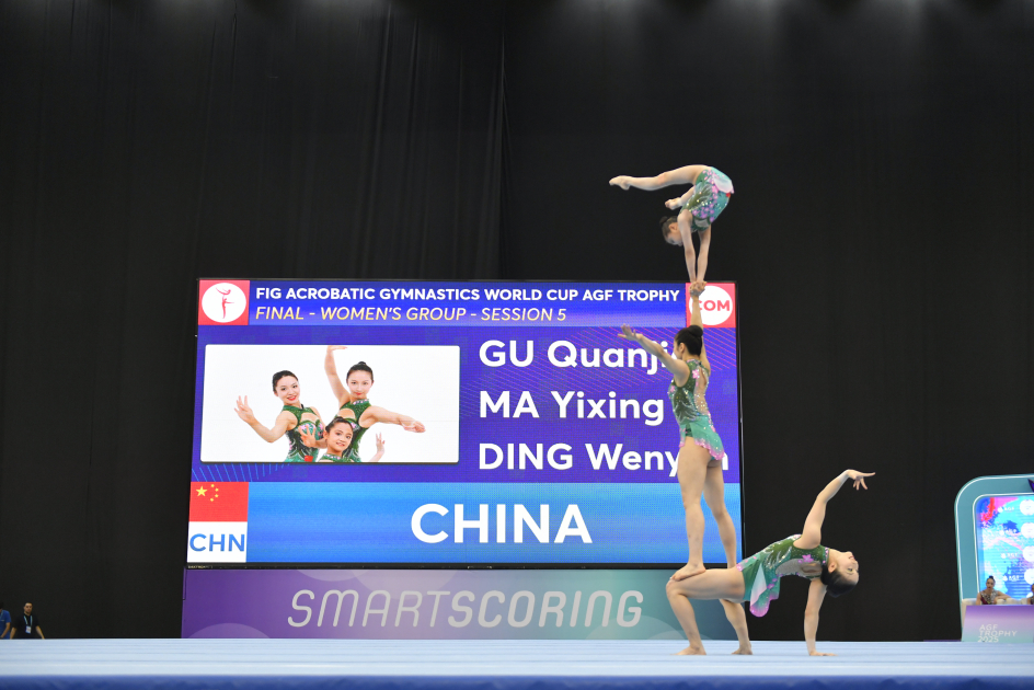 Azerbaijani athletes shine at Sports Acrobatics World Cup in Baku (PHOTO)