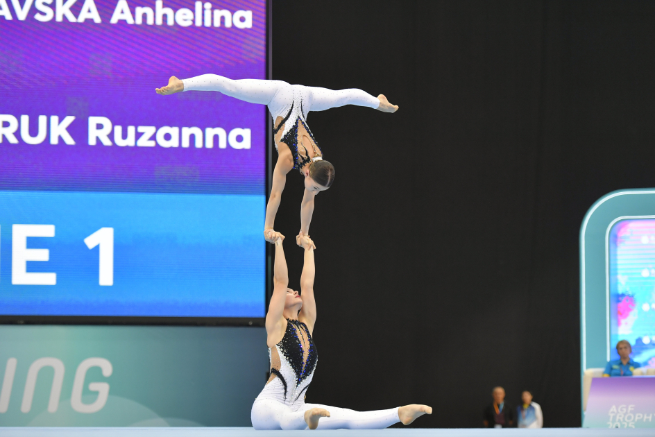Azerbaijani athletes shine at Sports Acrobatics World Cup in Baku (PHOTO)