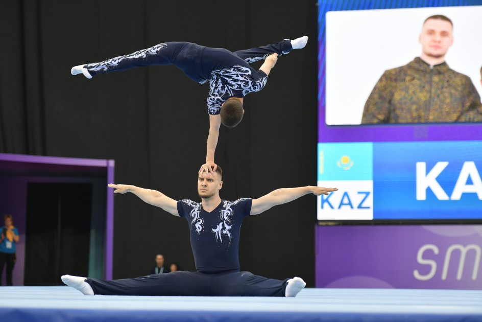 Azerbaijani athletes shine at Sports Acrobatics World Cup in Baku (PHOTO)
