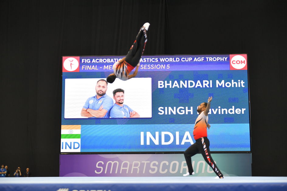 Azerbaijani athletes shine at Sports Acrobatics World Cup in Baku (PHOTO)