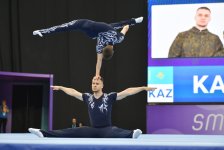 Azerbaijani athletes shine at Sports Acrobatics World Cup in Baku (PHOTO)