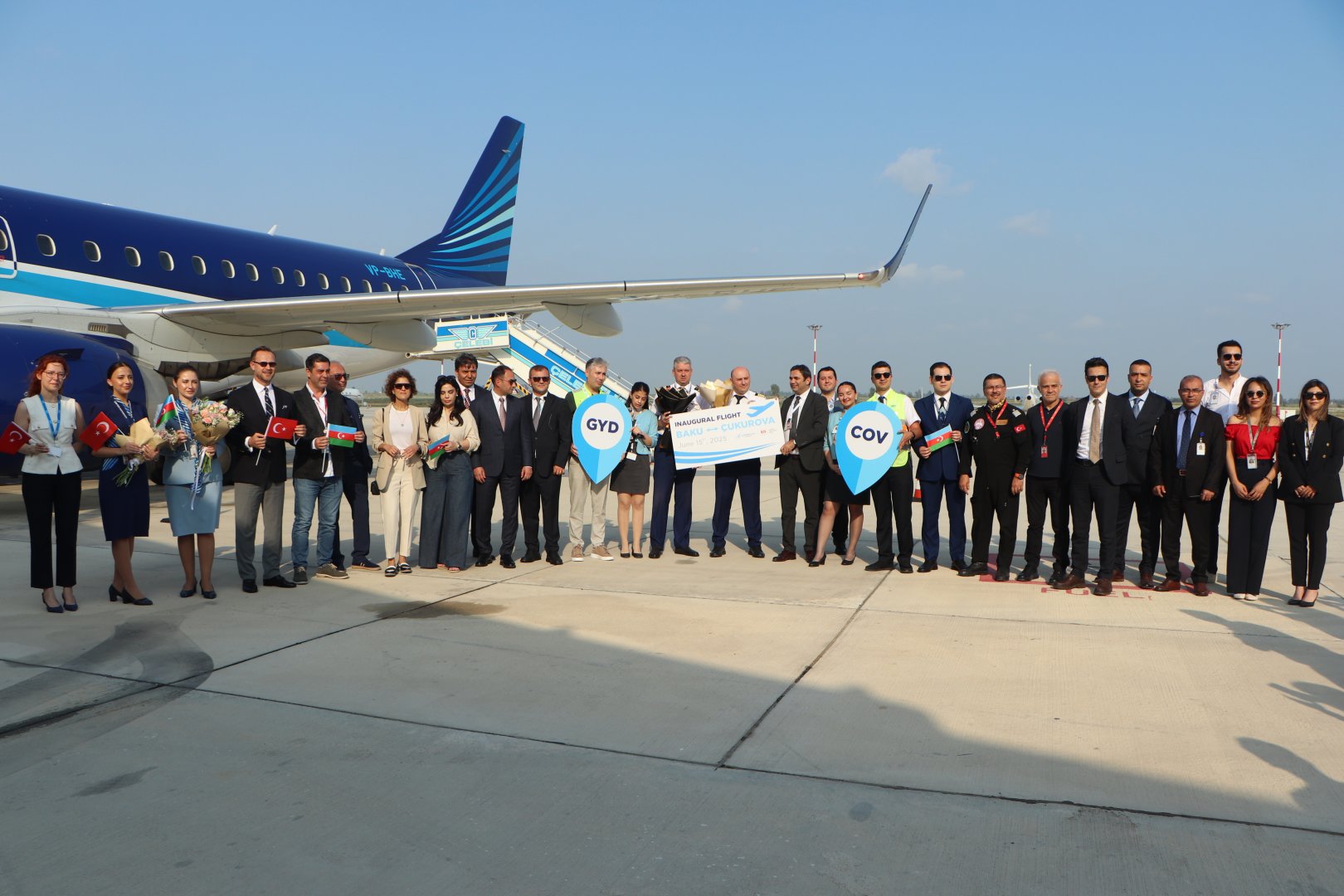 AZAL operated its first flight to Türkiye’s Çukurova International Airport (PHOTO)