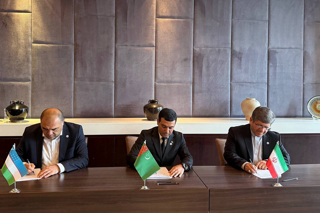 Turkmenistan, Uzbekistan, and Iran agree to expand Central Asia-Europe logistics corridor